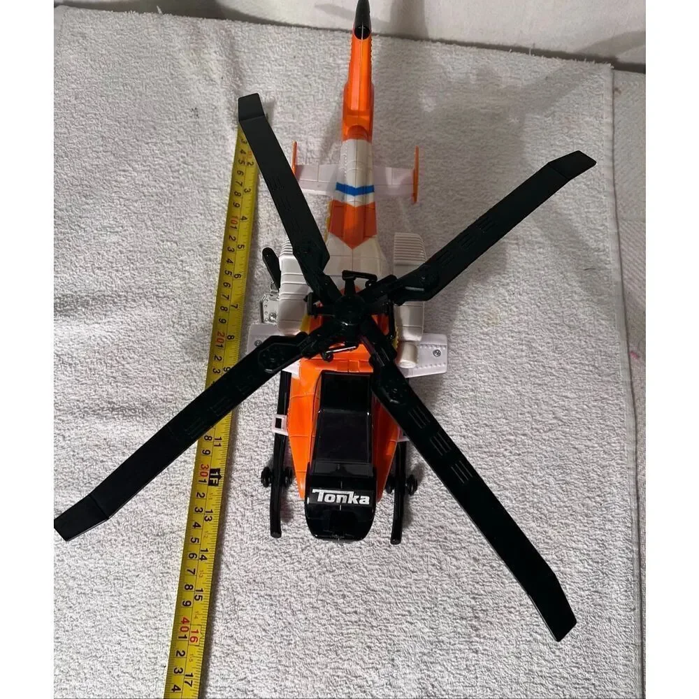 2014 Hasbro Tonka Coast Guard Search & Rescue Helicopter Sound & Lights Works